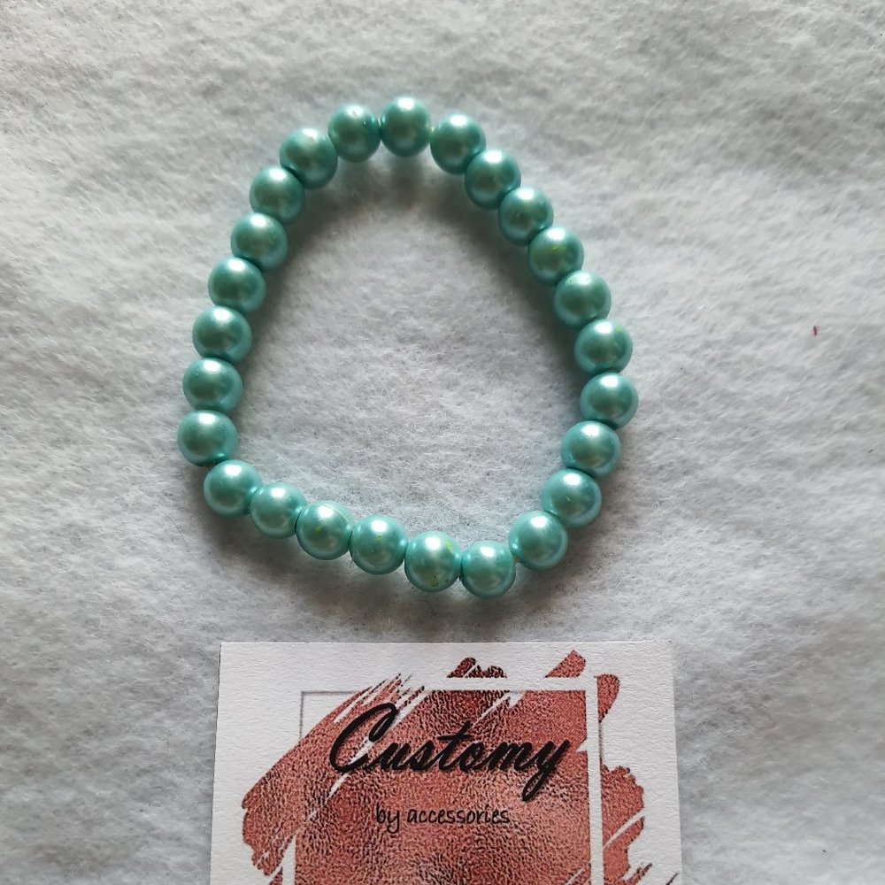 GREEN PEARL BRACELET